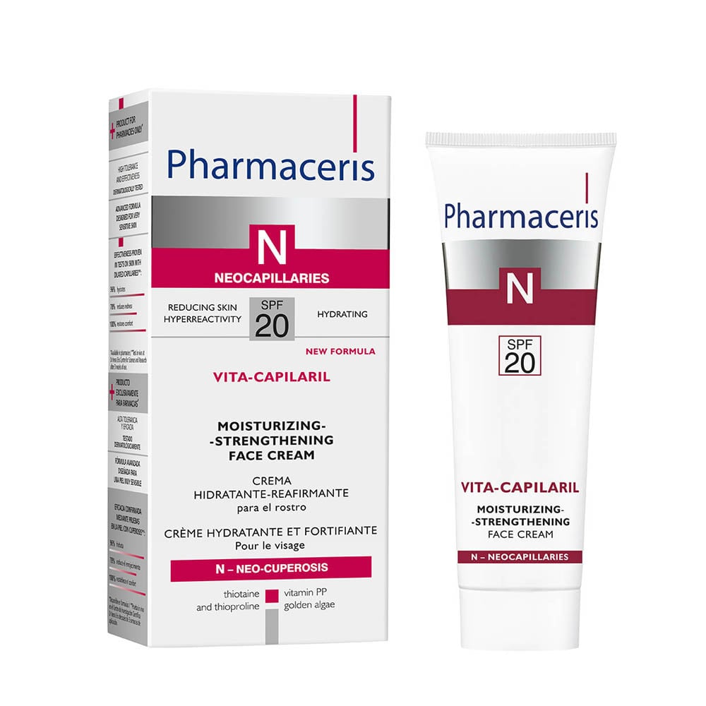 PHARMACERIS N VITA-CAPILARIL NÄOKREEM NIISUTAV SPF20 50ML