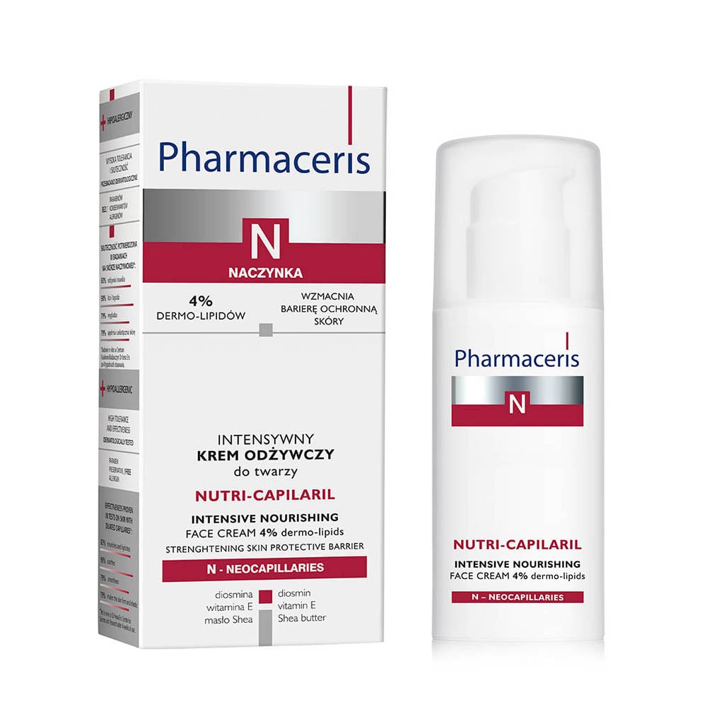 PHARMACERIS N NUTRI-CAPILARIL NÄOKREEM 4% DERMO LIPOSOOMNE 50ML