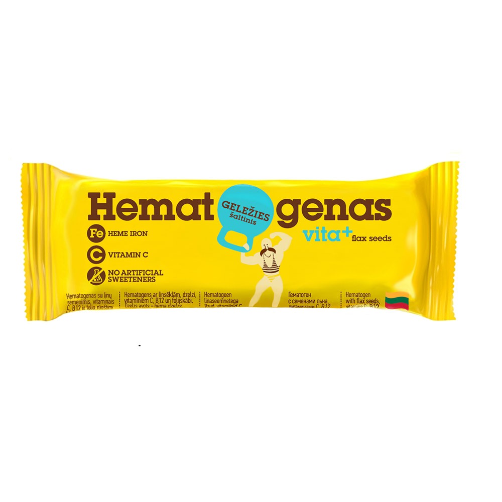 HEMATOGEEN LINASEEMNED + VITAMIINID 50G