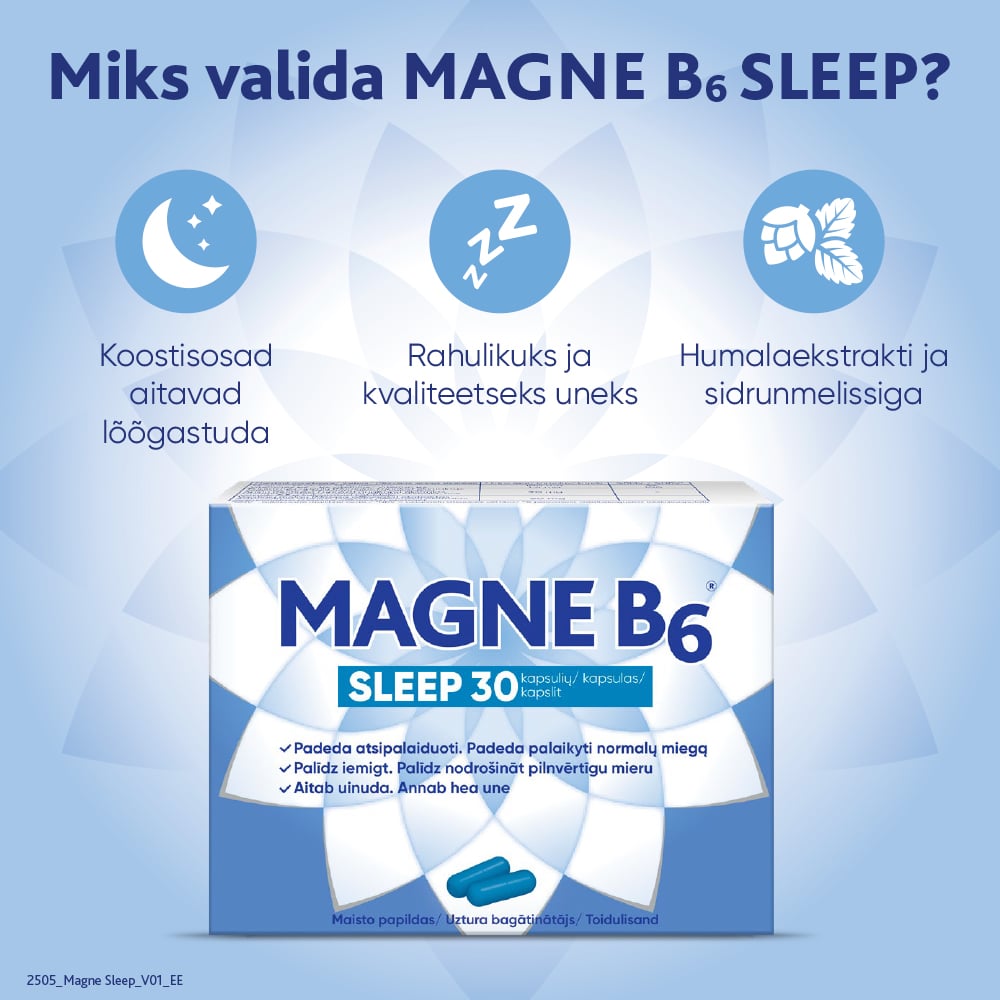MAGNE B6 SLEEP KAPSLID N30