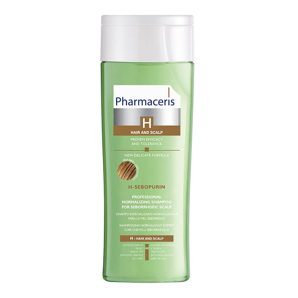 PHARMACERIS H-SEBOPURIN SHAMPOON NORMALISEERIV RASUSTELE JUUSTELE 250ML