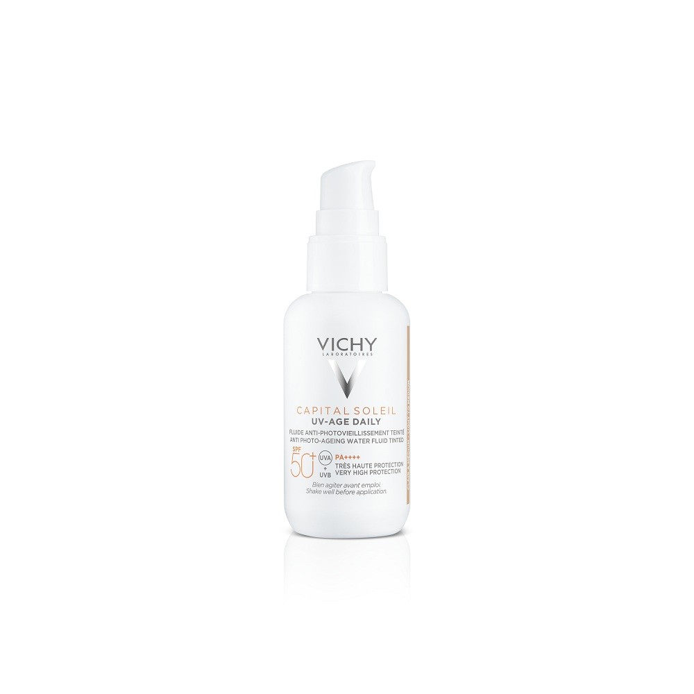 VICHY CS PÄIKESEKAITSEEMULSIOON SPF50 NÄOLE TOONIV UVA 40ML