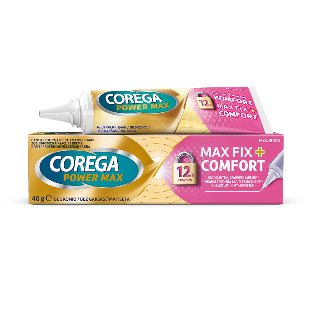 COREGA PROTEESIDE KINNITUSLIIM MAX FIXATION+COMFORT 40G