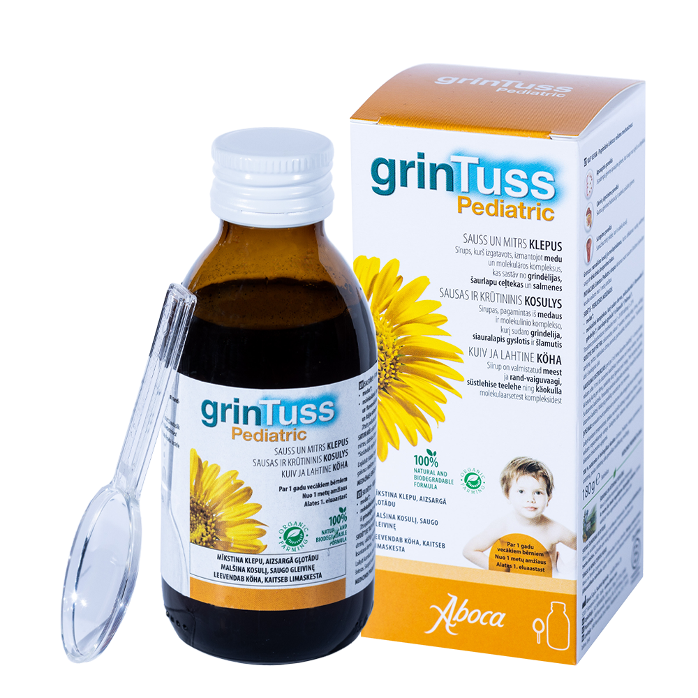 GRINTUSS PEDIATRIC KÖHASIIRUP 180ML