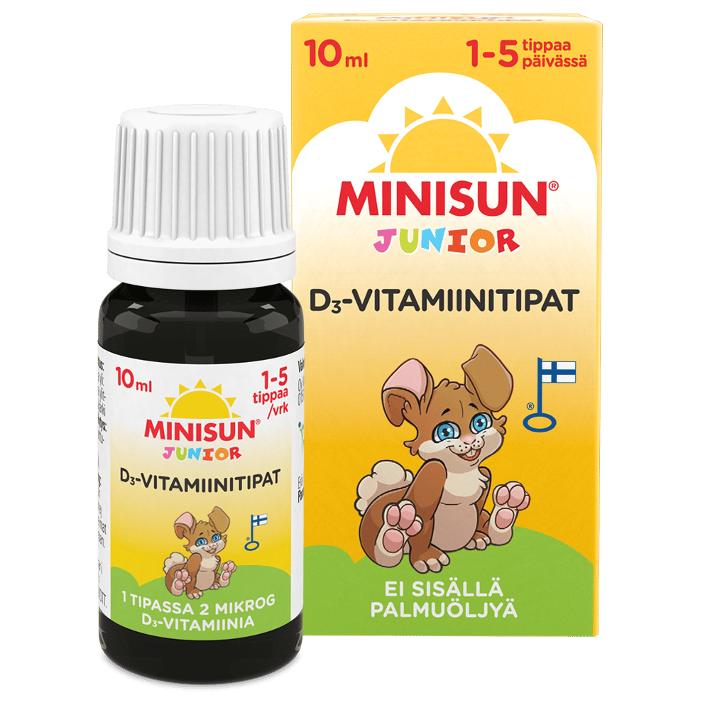 MINISUN JUNIOR VITAMIIN D TILGAD 10ML