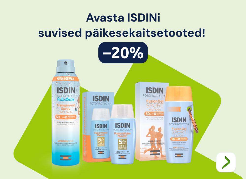 ISDIN päikesekaitsetooted -20%
