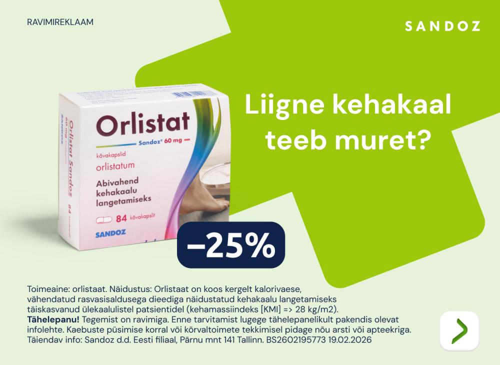 Orlistat -25%