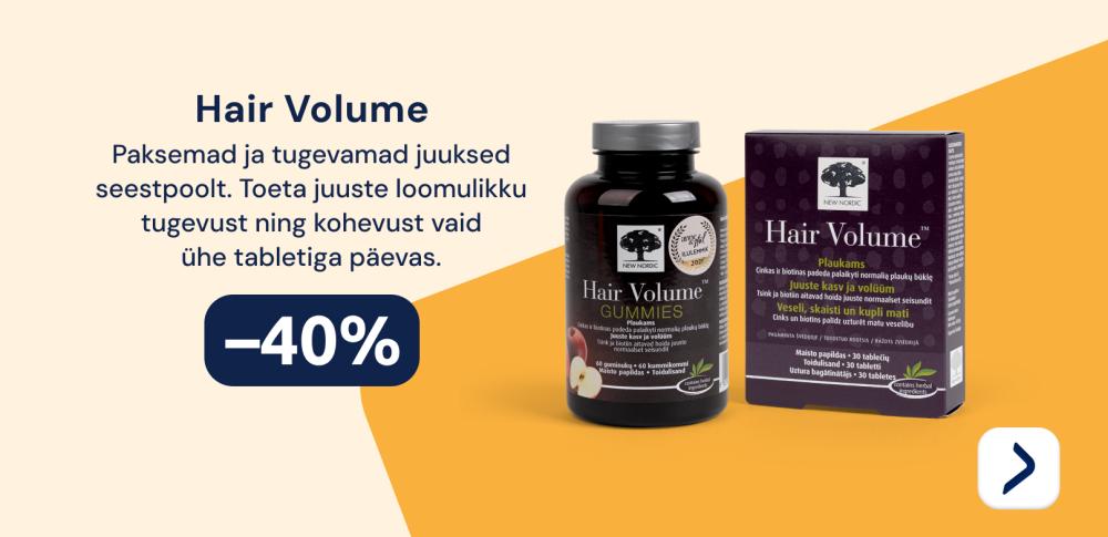 Hair Volume -40%