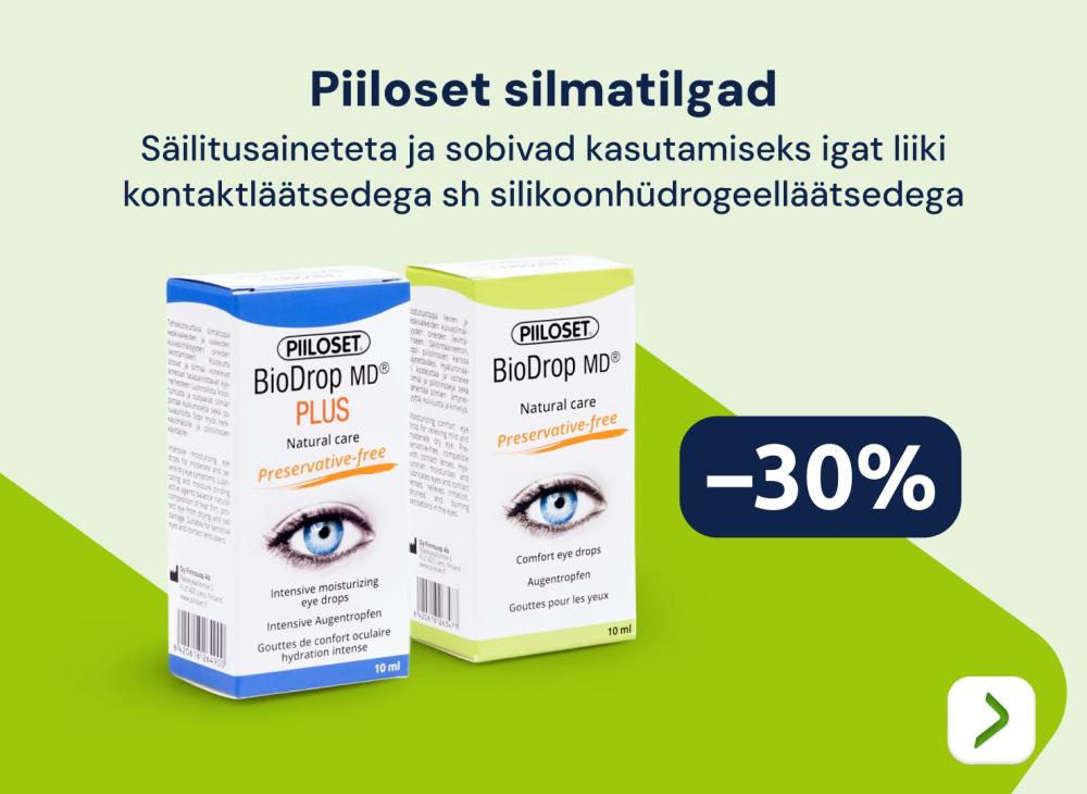 Piiloset silmatilgad -30%