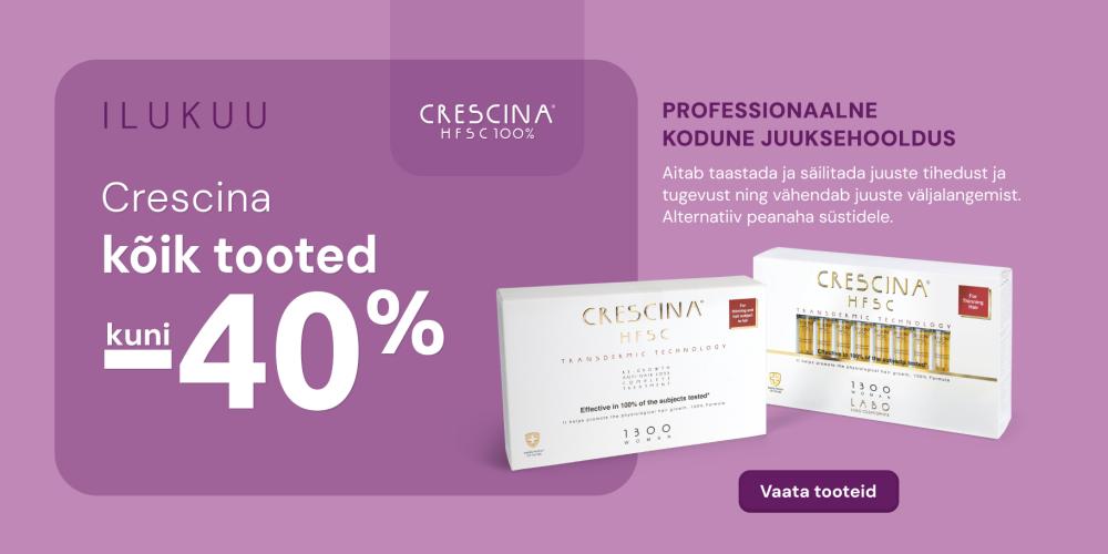 Crescina kõik tooted kuni  40%