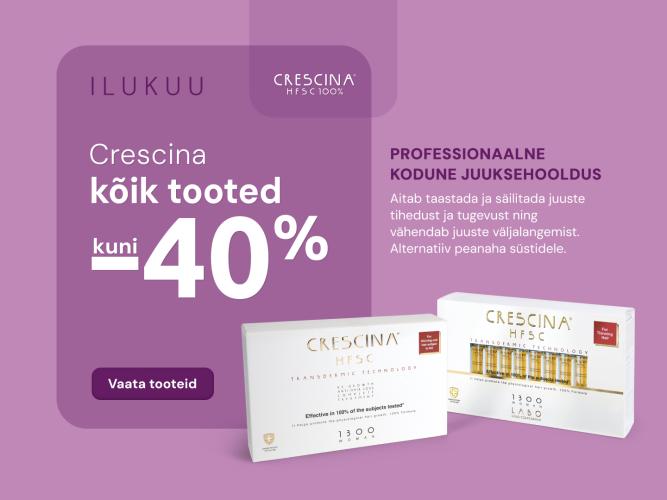 Crescina kõik tooted kuni  40%