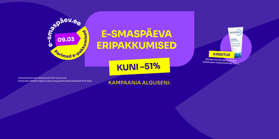 E smaspäev ticker alguseni