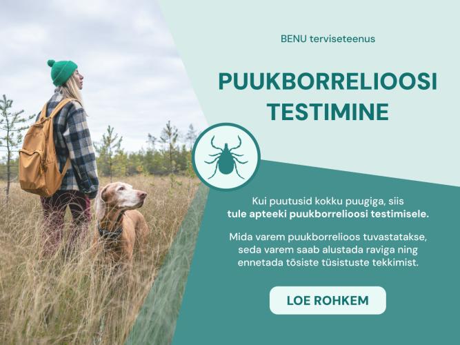 Puukborrelioosi testimine
