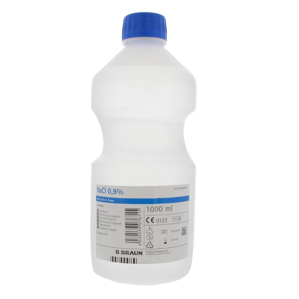 NATRII CHLORIDUM 0,9% B.BRAUN LOPUTUSLAHUS ECOTA 1000ML