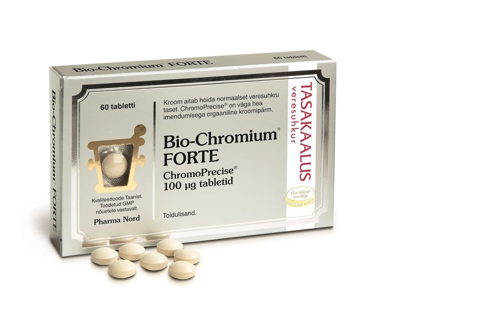 BIO-CHROMIUM FORTE TBL 100MCG N60