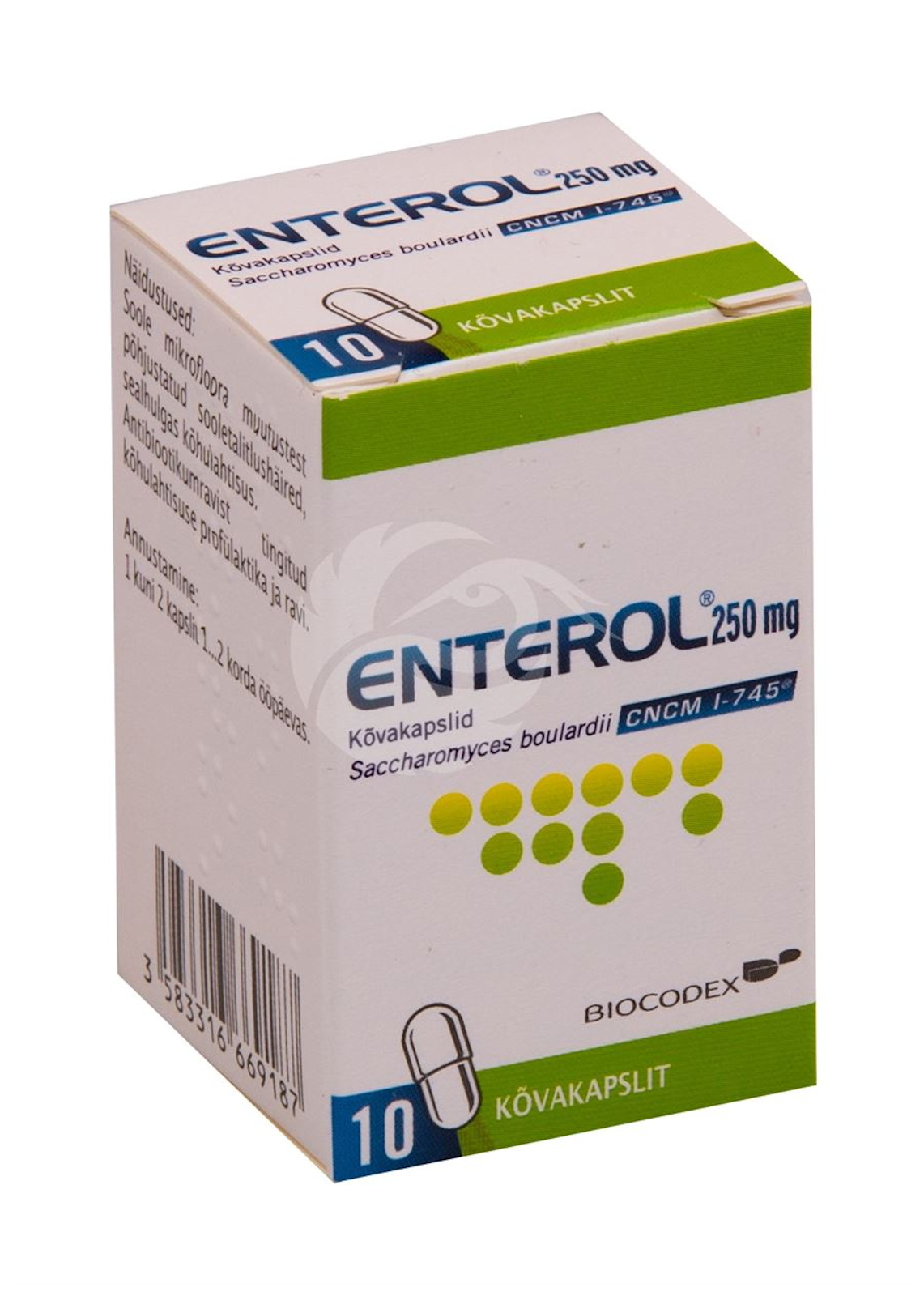 ENTEROL KÕVAKAPSEL 250MG N10
