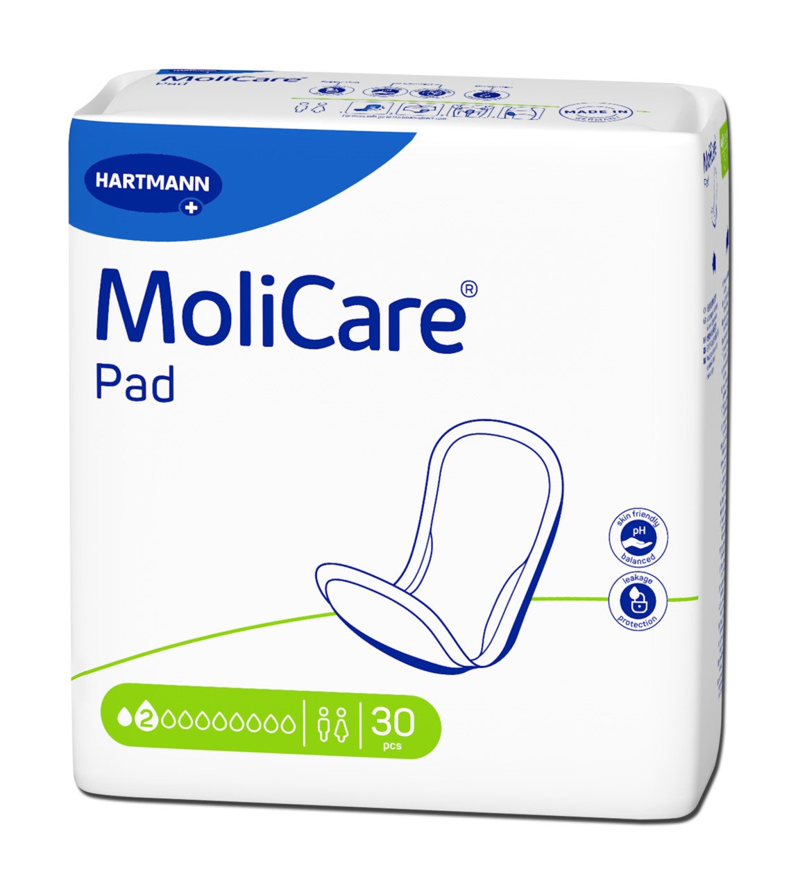 MOLICARE PAD SIDE 2 TILKA 357ML N30