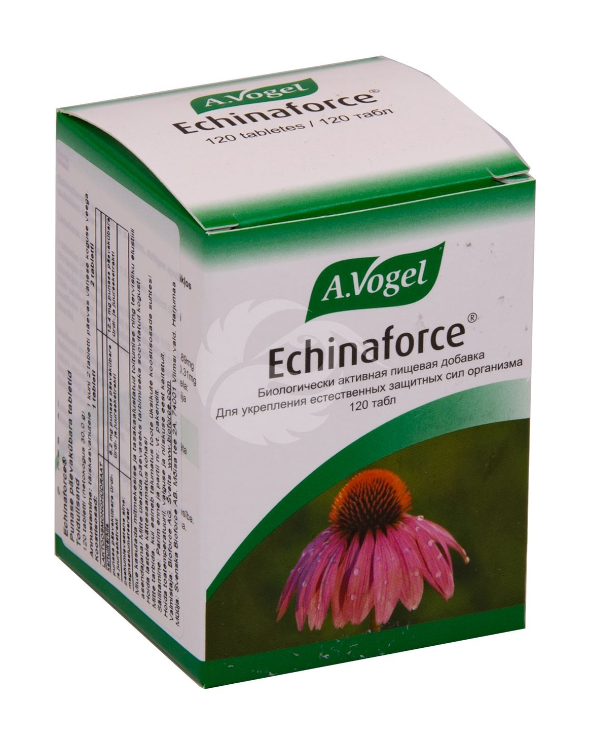 A.VOGEL ECHINAFORCE PUNASE PÄEVAKÜBARA TINKTUURI TBL N120
