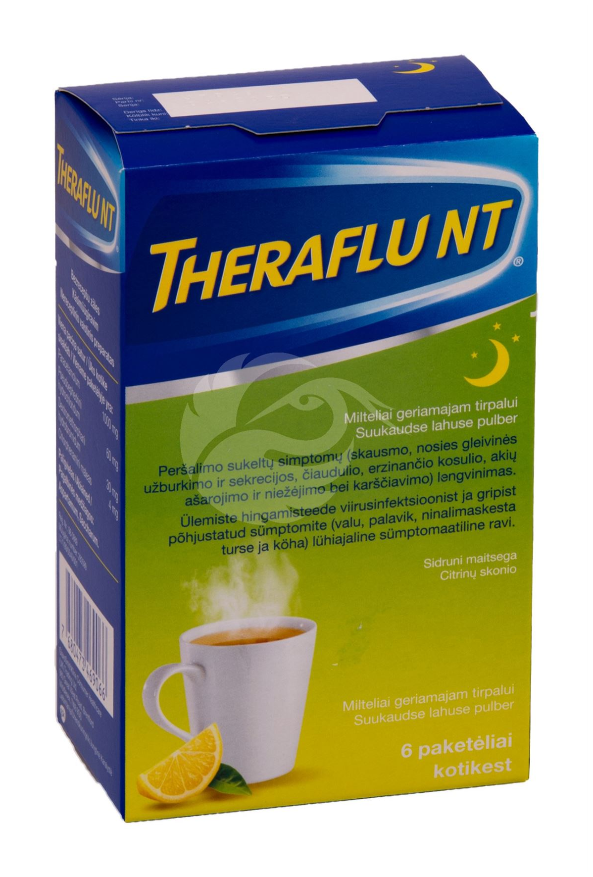 THERAFLU NT SUUKAUDNE LAHUSE PULBER 1000MG+4MG+60MG+30MG N6