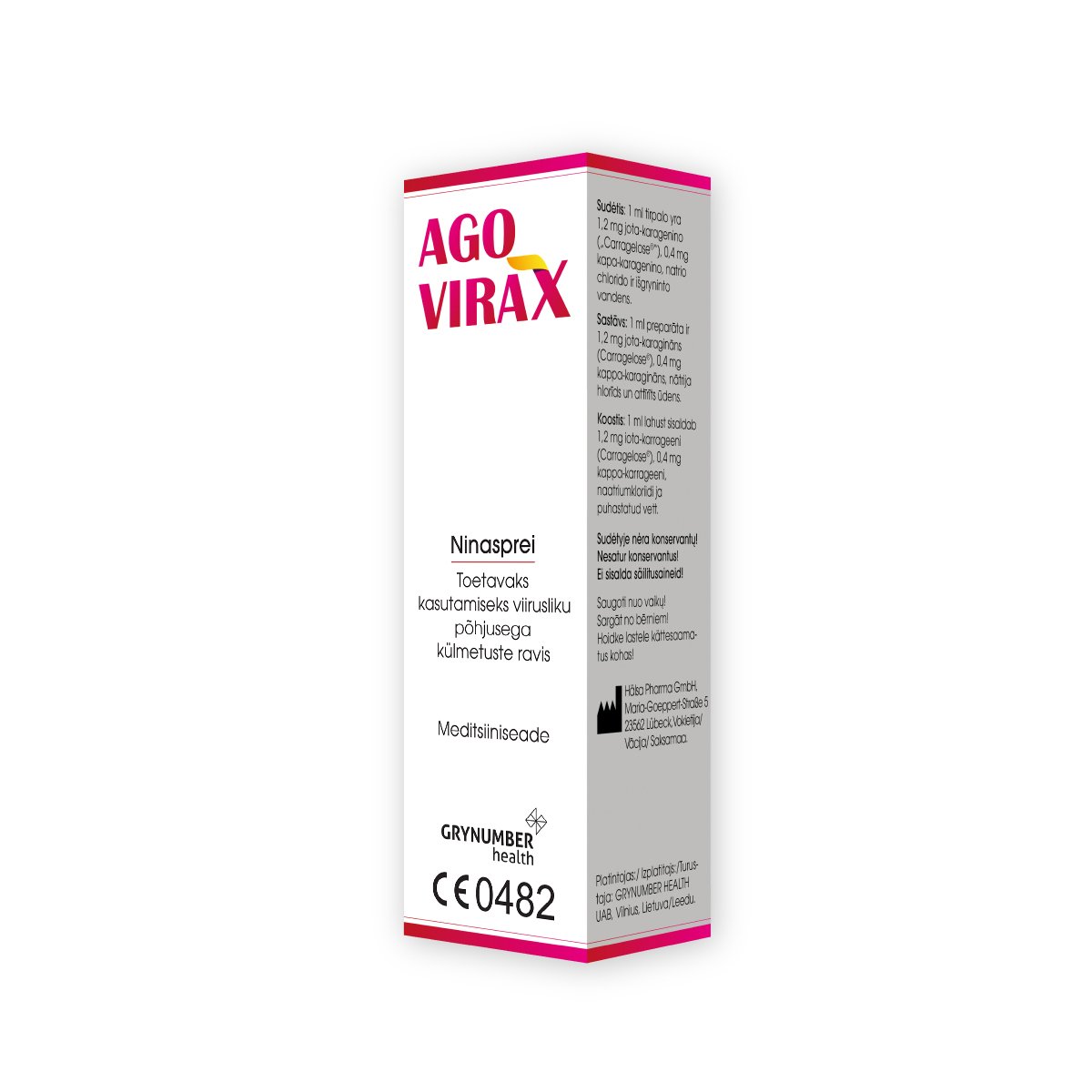 AGOVIRAX NINASPREI 20ML