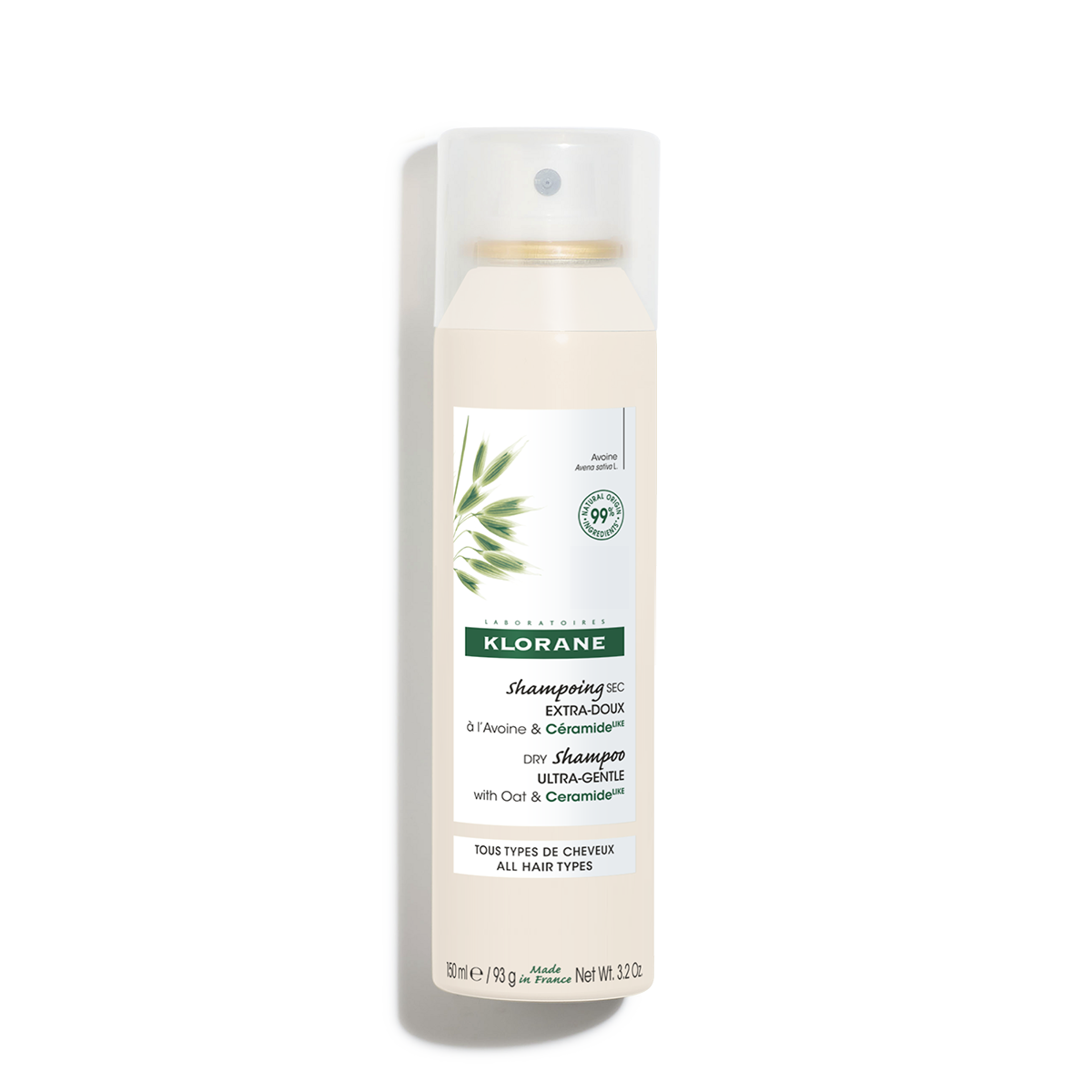 KLORANE KUIVSHAMPOON KAERAEKSTRAKTIGA 150ML