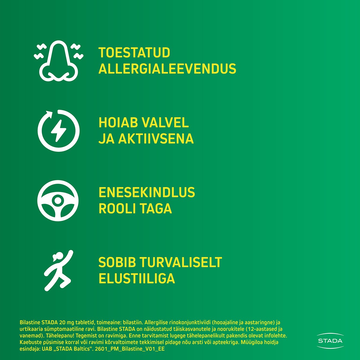 BILASTINE STADA TBL 20MG N10