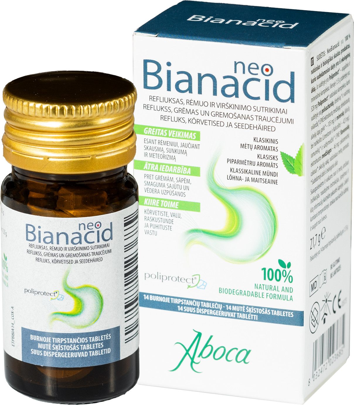 NEOBIANACID SUUS DISPERG TBL N14