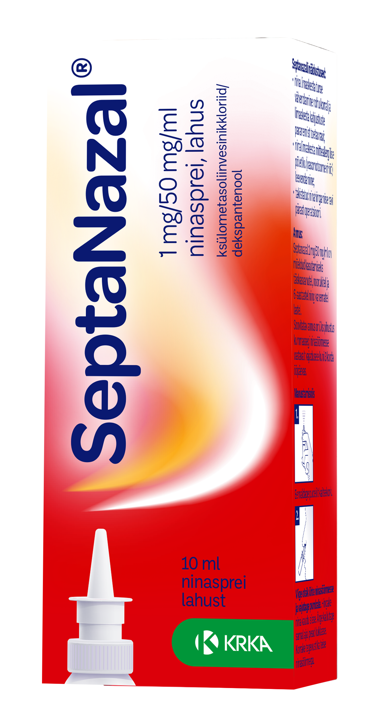 SEPTANAZAL NINASPREI LAHUS 1MG+50MG 1ML 10ML N1