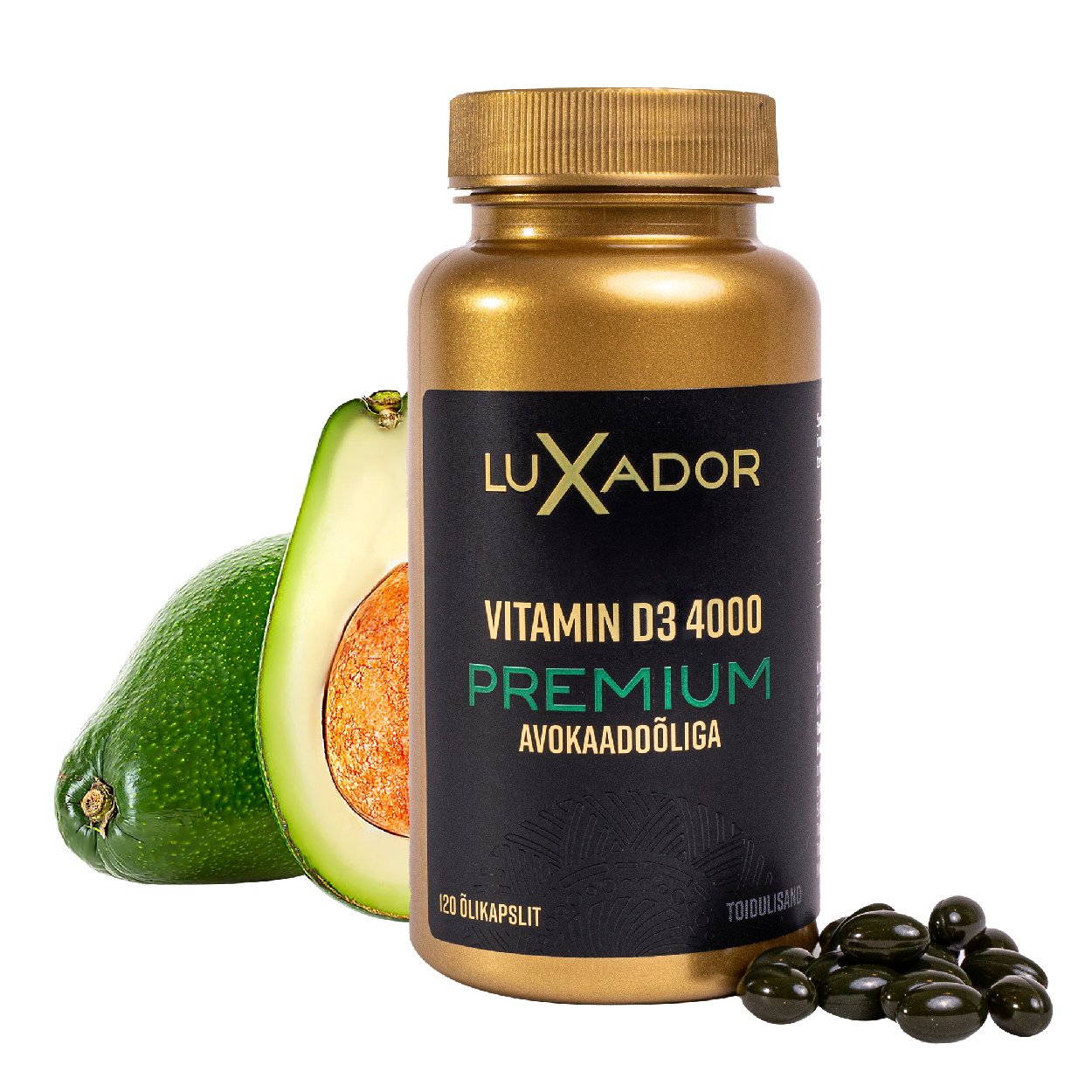 LUXADOR PREMIUM VITAMIIN D3 ÕLIKAPSLID 4000IU N120