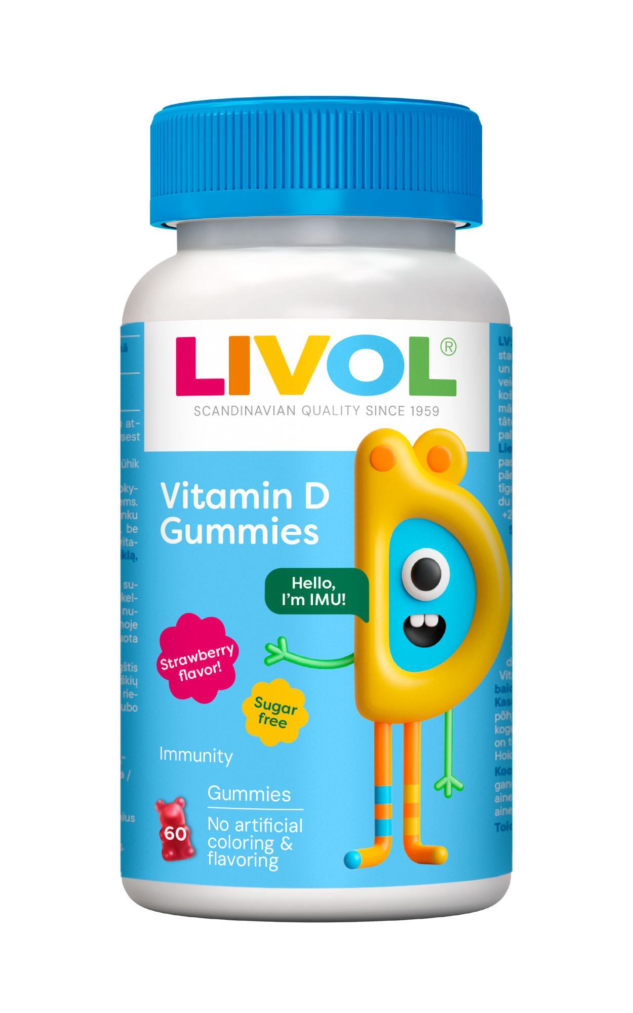 LIVOL VITAMIIN D KUMMIKARUD LASTELE N60