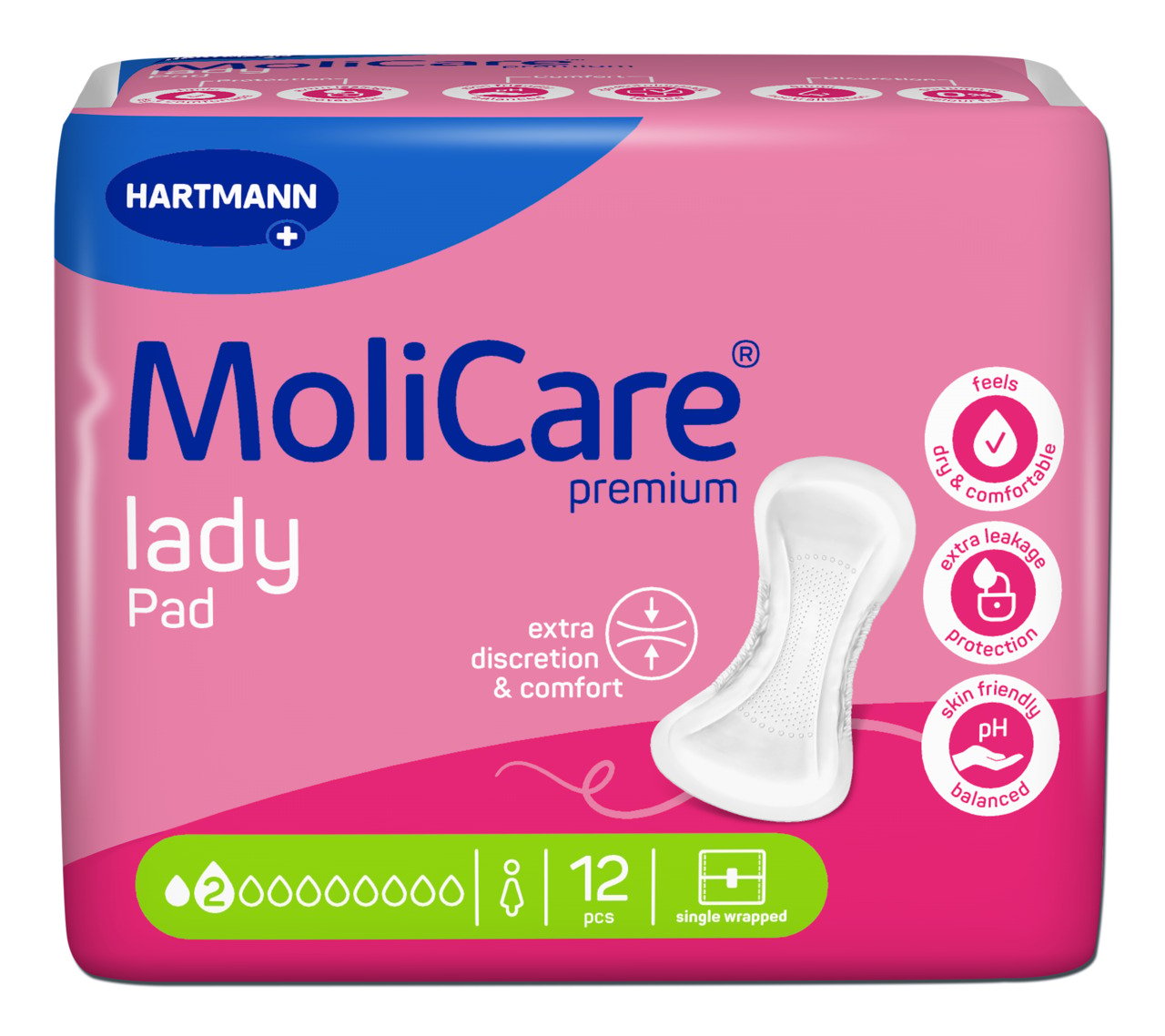 MOLICARE PAD LADY SIDE 2 TILKA 346ML N12