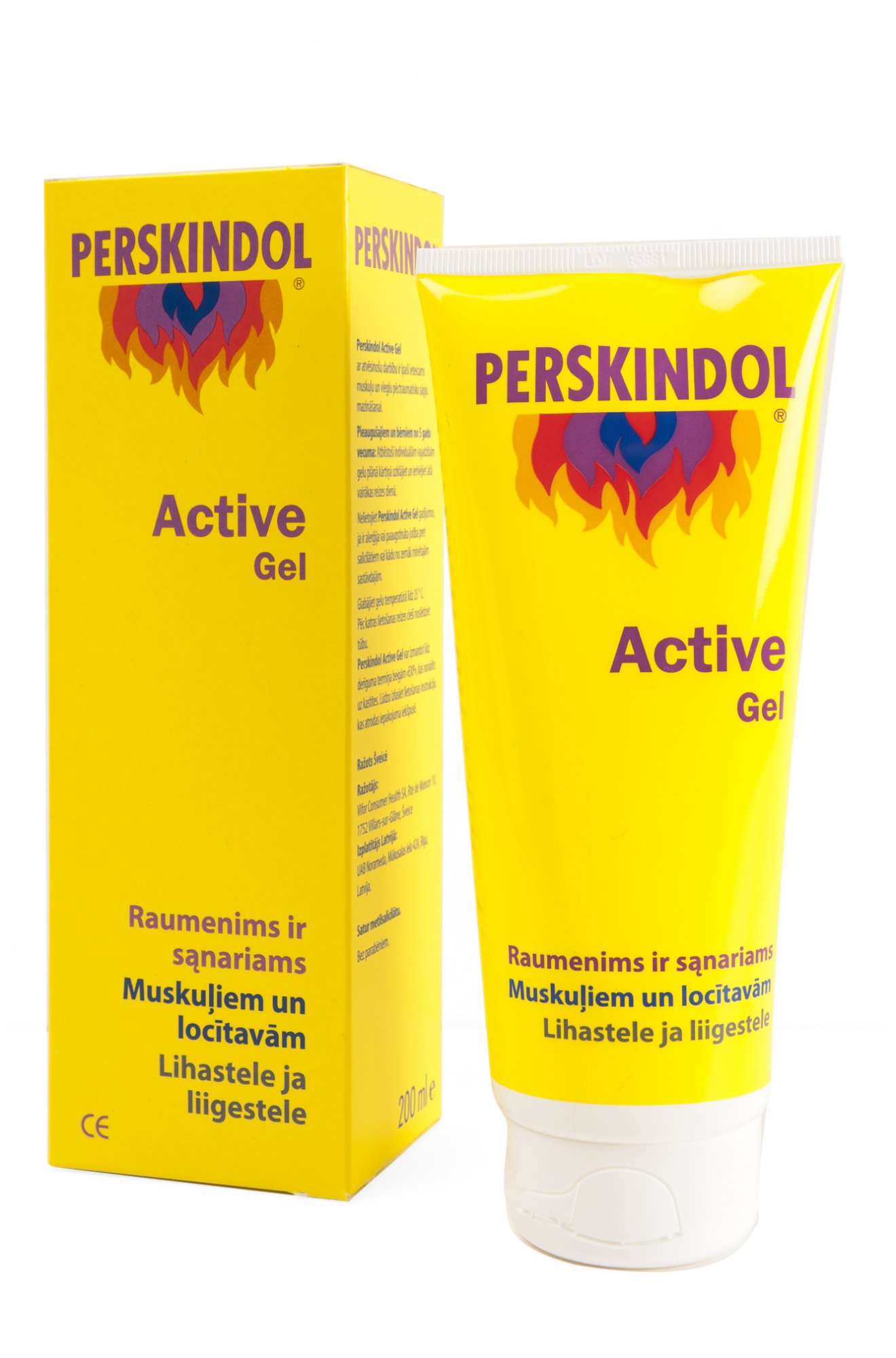 PERSKINDOL ACTIVE GEEL LIHASTELE/LIIGESTELE 200ML