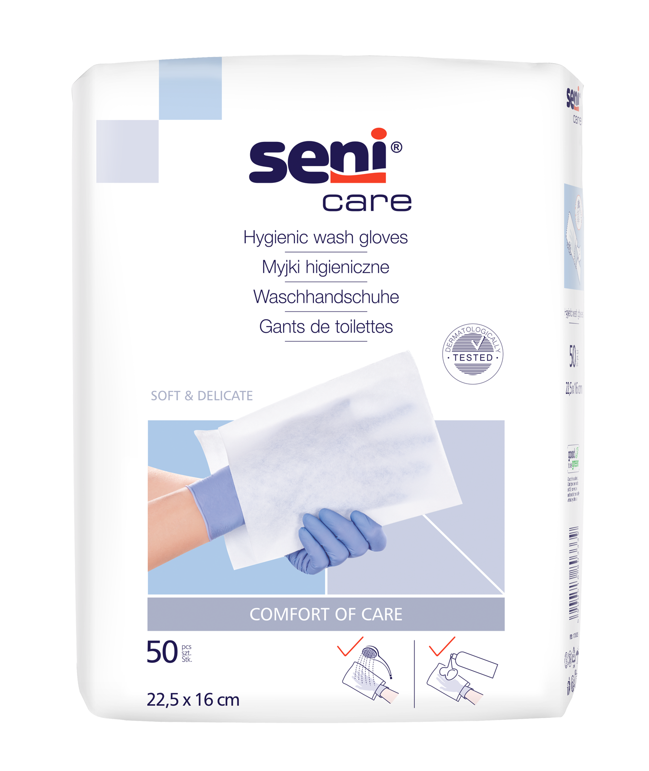 SENI CARE PESUKINNAS 16X22,5CM KILETA N50