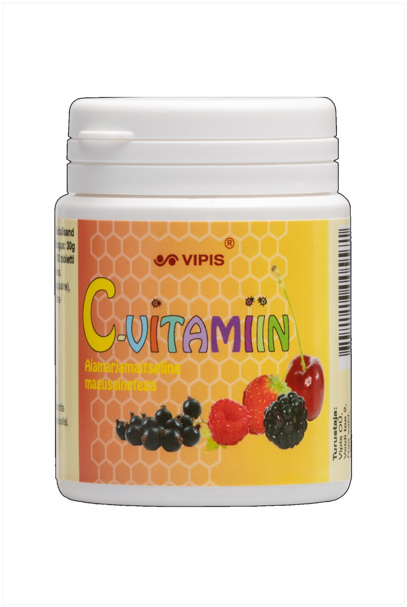 VIPIS VITAMIIN C TBL 100MG MARJAMAITSELINE N100