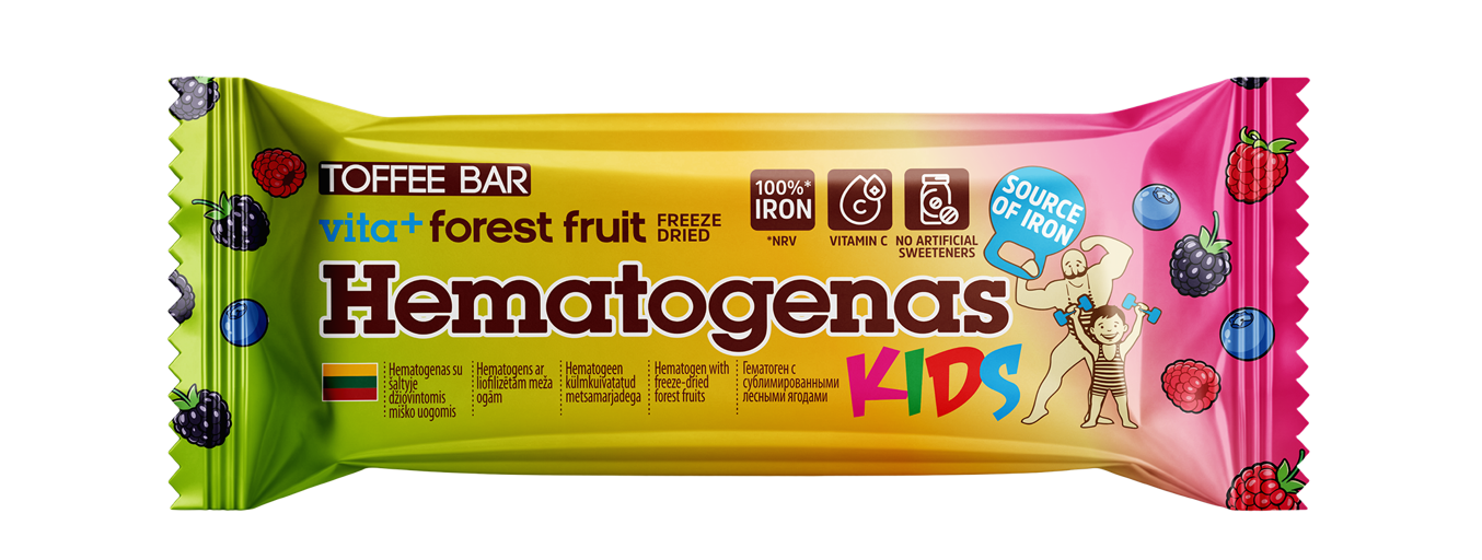 HEMATOGEEN VITA+ KIDS METSAMARJADEGA 33G