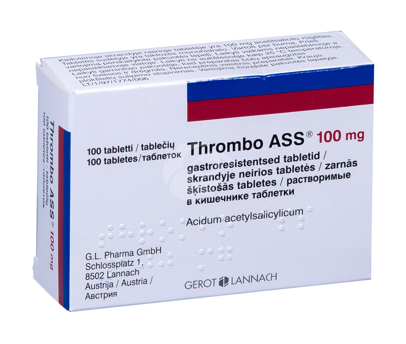 THROMBO ASS GASTRORESIST TBL 100MG N100