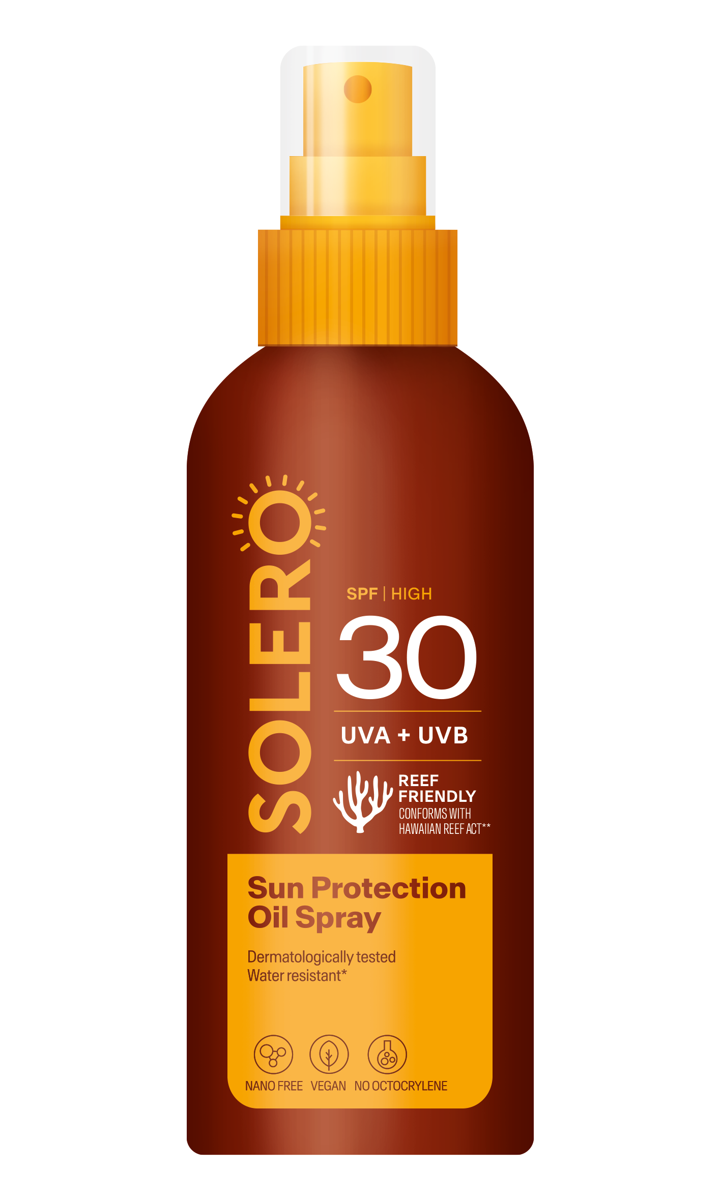 SOLERO PÄIKESEKAITSEÕLI SPREI SPF30 150ML