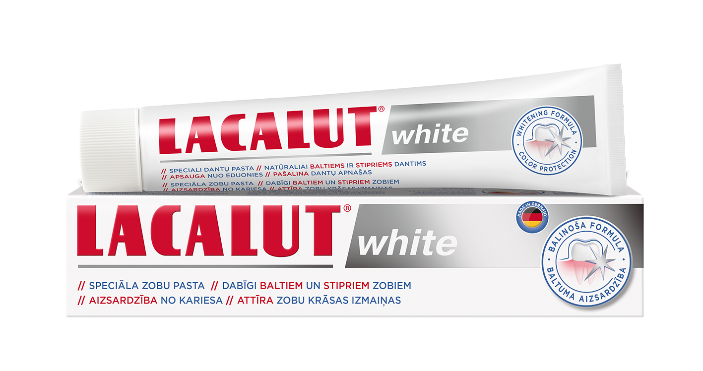 LACALUT HAMBAPASTA WHITE 75ML