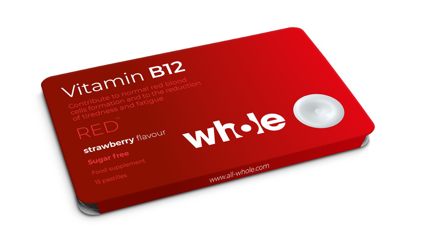 WHOLE VITAMIIN B12 PASTILLID N15