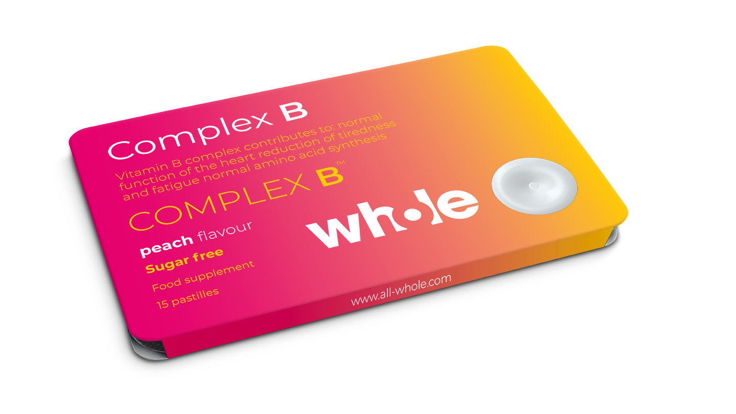 WHOLE B-KOMPLEKS PASTILLID N15
