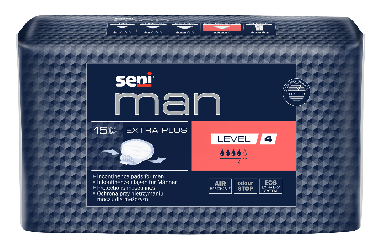 SENI MAN EXTRA PLUS SIDEMED MEESTELE LEVEL 4 700ML N15