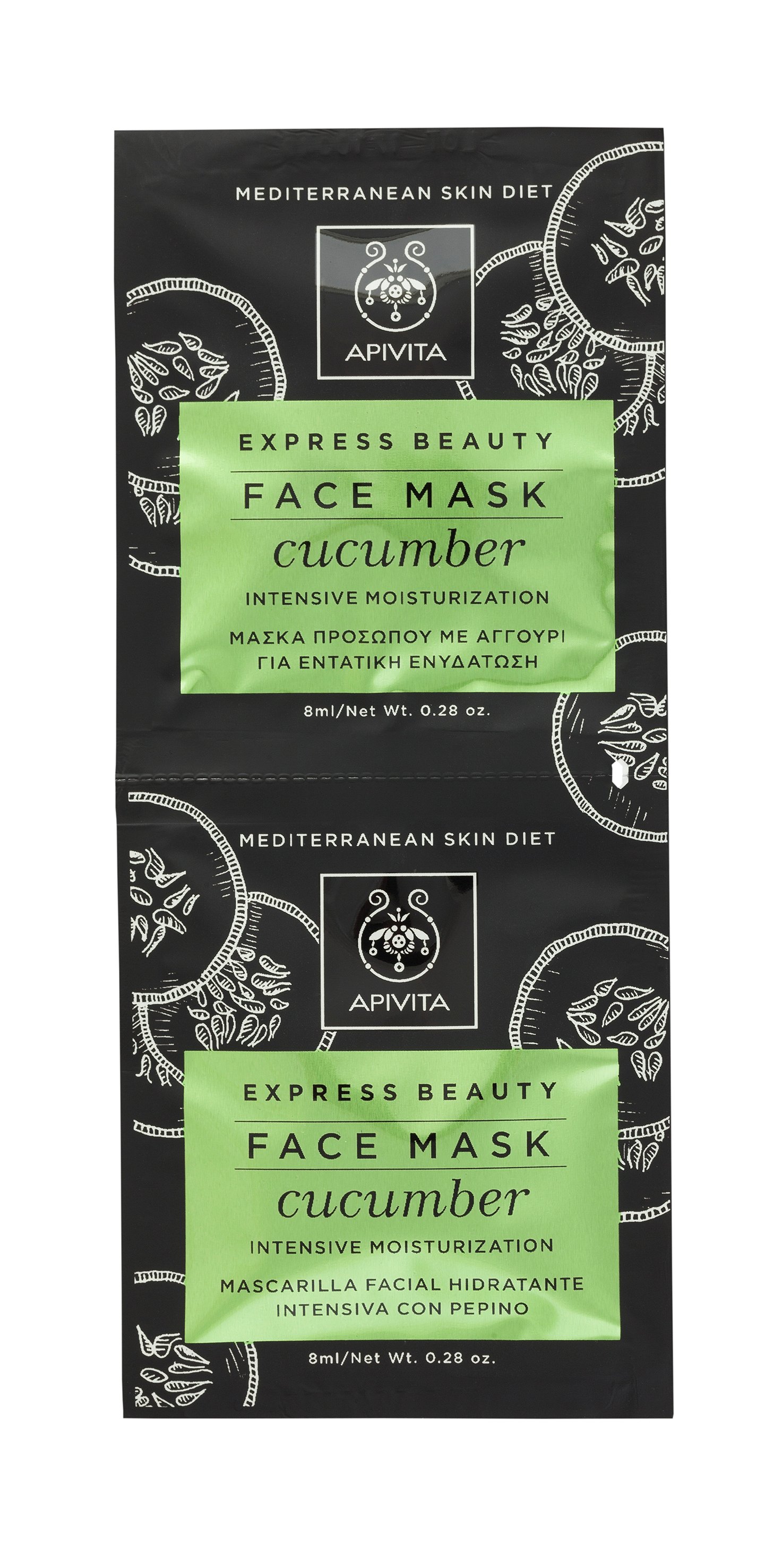 APIVITA EXPRESS NÄOMASK KURGIGA 8+8ML N1