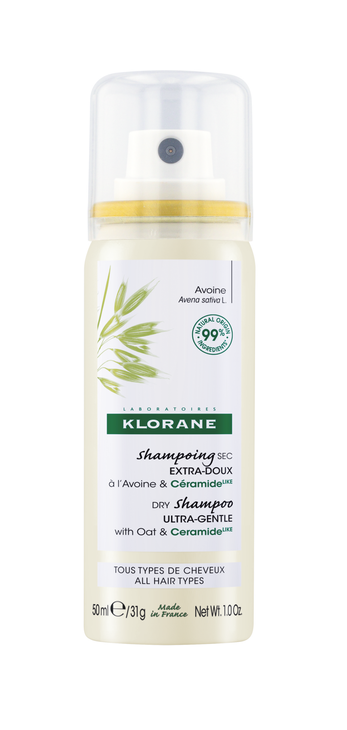 KLORANE KUIVSHAMPOON KAERAEKSTRAKTIGA 50ML