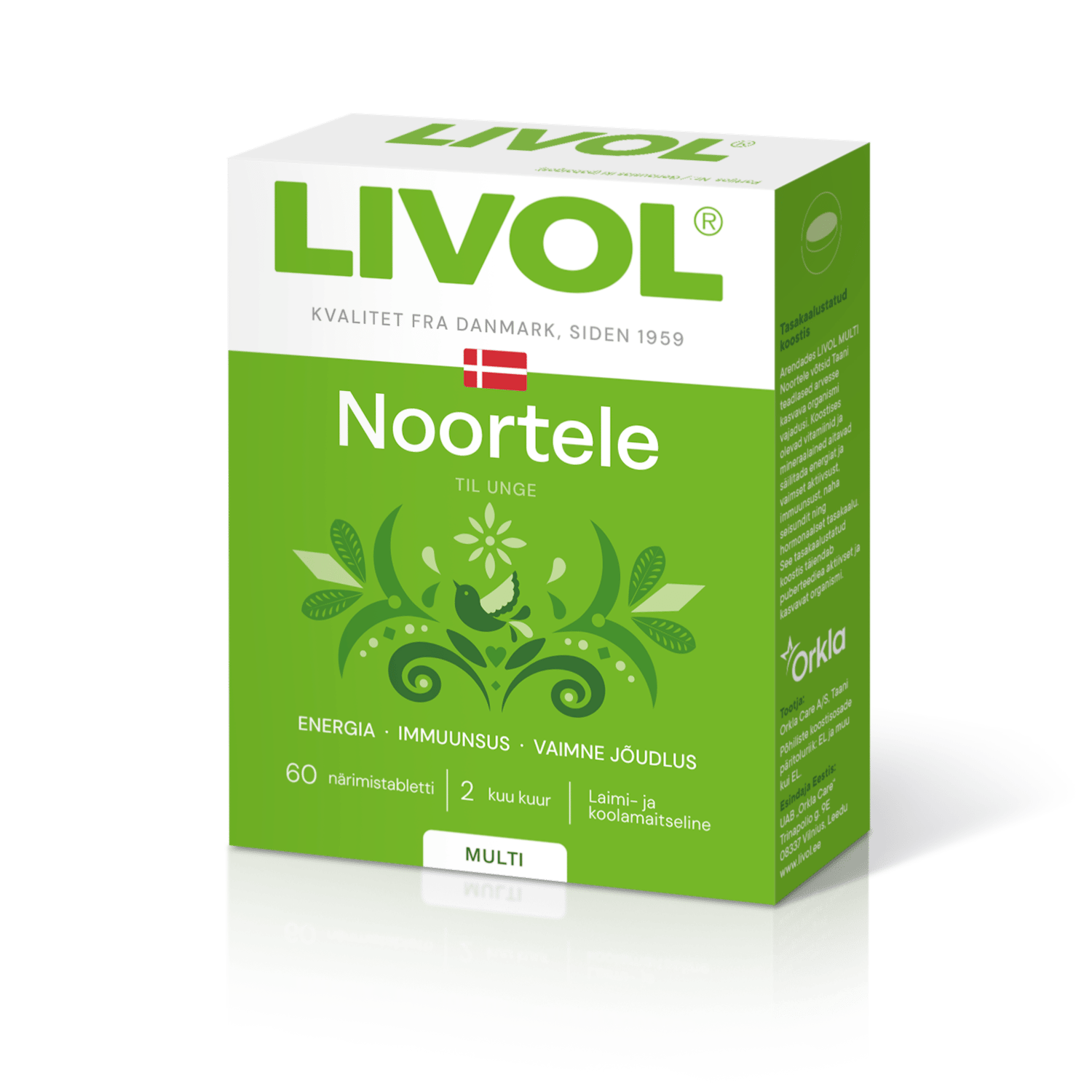 LIVOL MULTI NOORTELE NÄRIMISTBL KOOLA/LAIMI N60