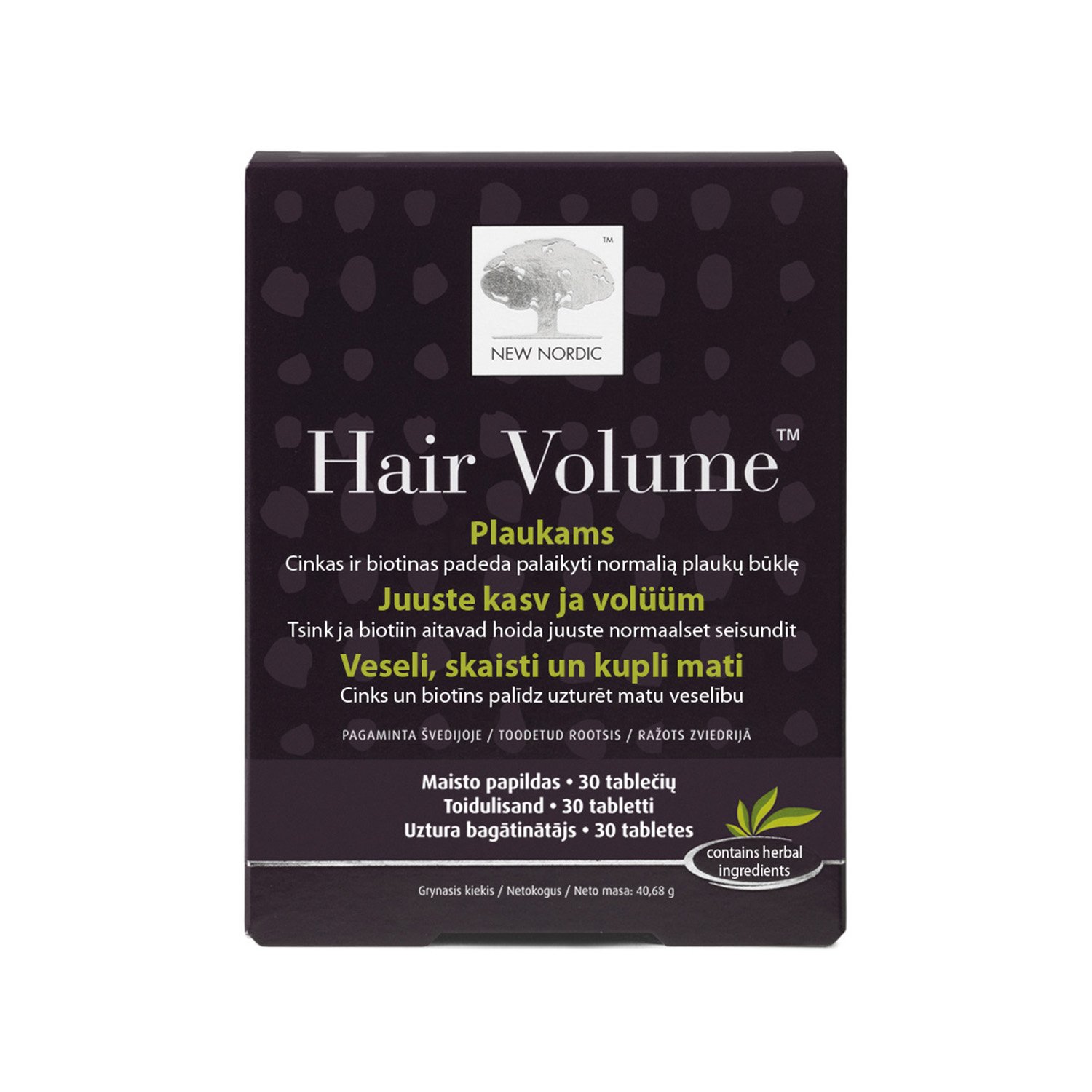 HAIR VOLUME TBL N30