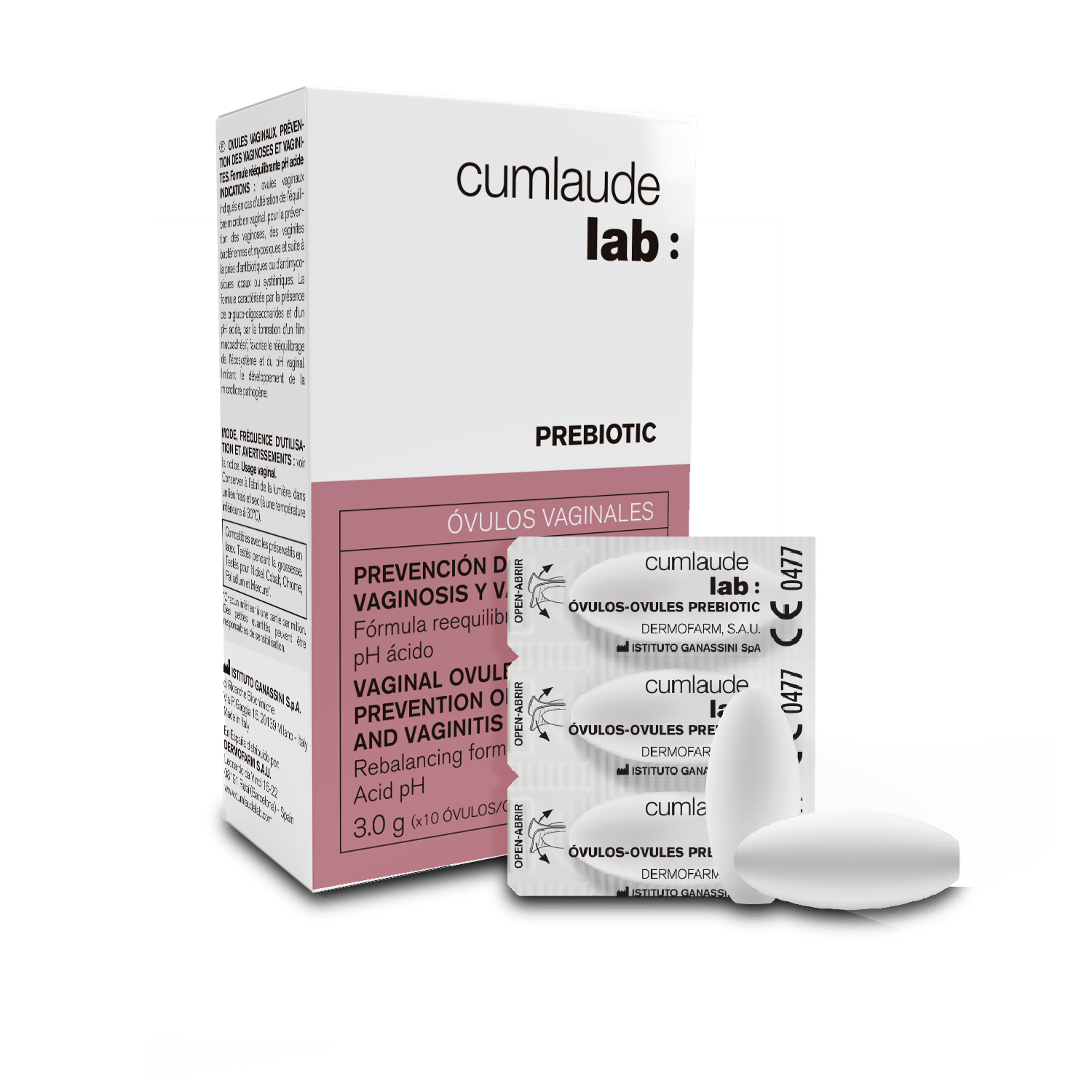 CUMLAUDE VAGINAALSED OOVULID PREBIOOTILISED 3G N10