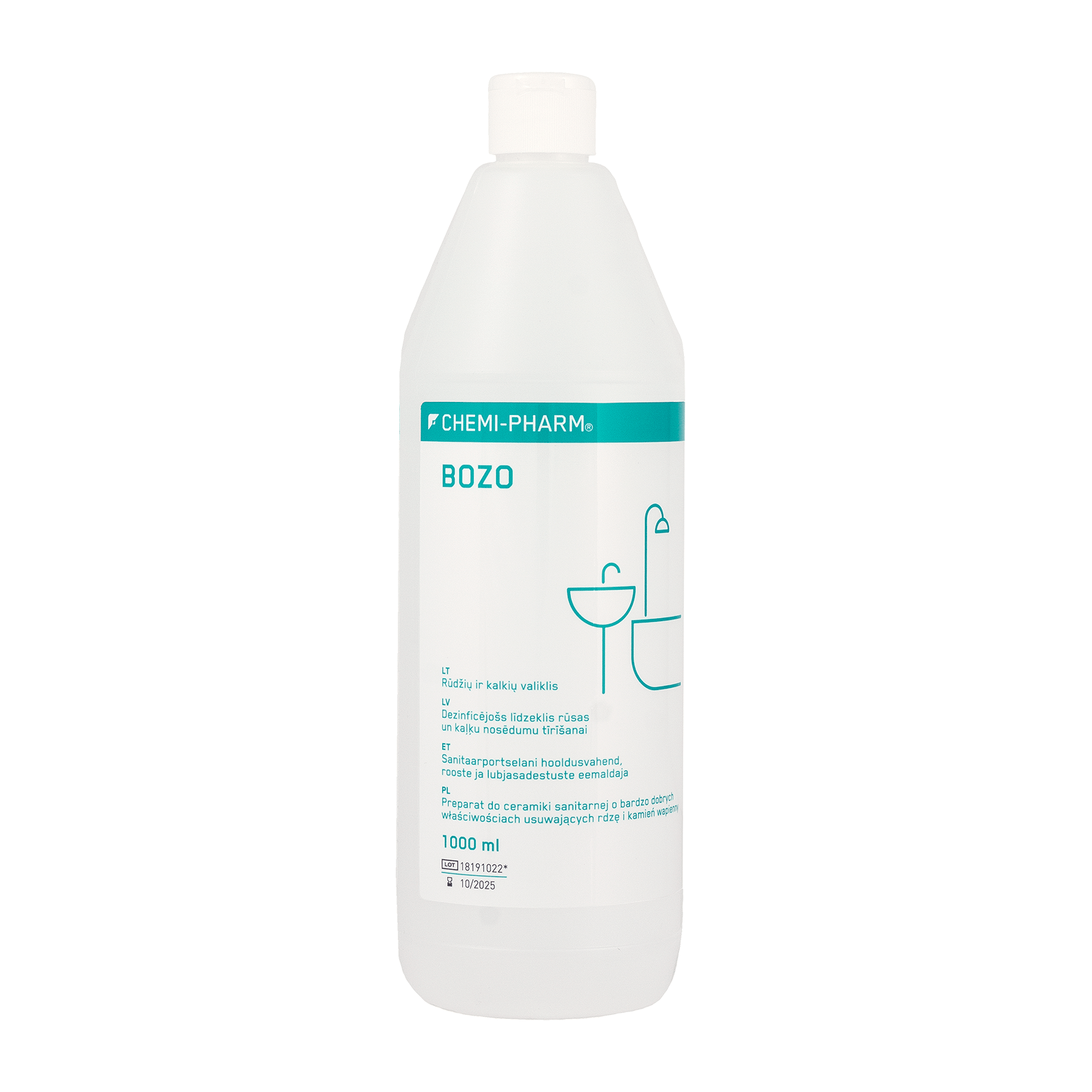 CHEMI-PHARM BOZO SANITAARKERAAMIKA HOOLDUSVAHEND 1L
