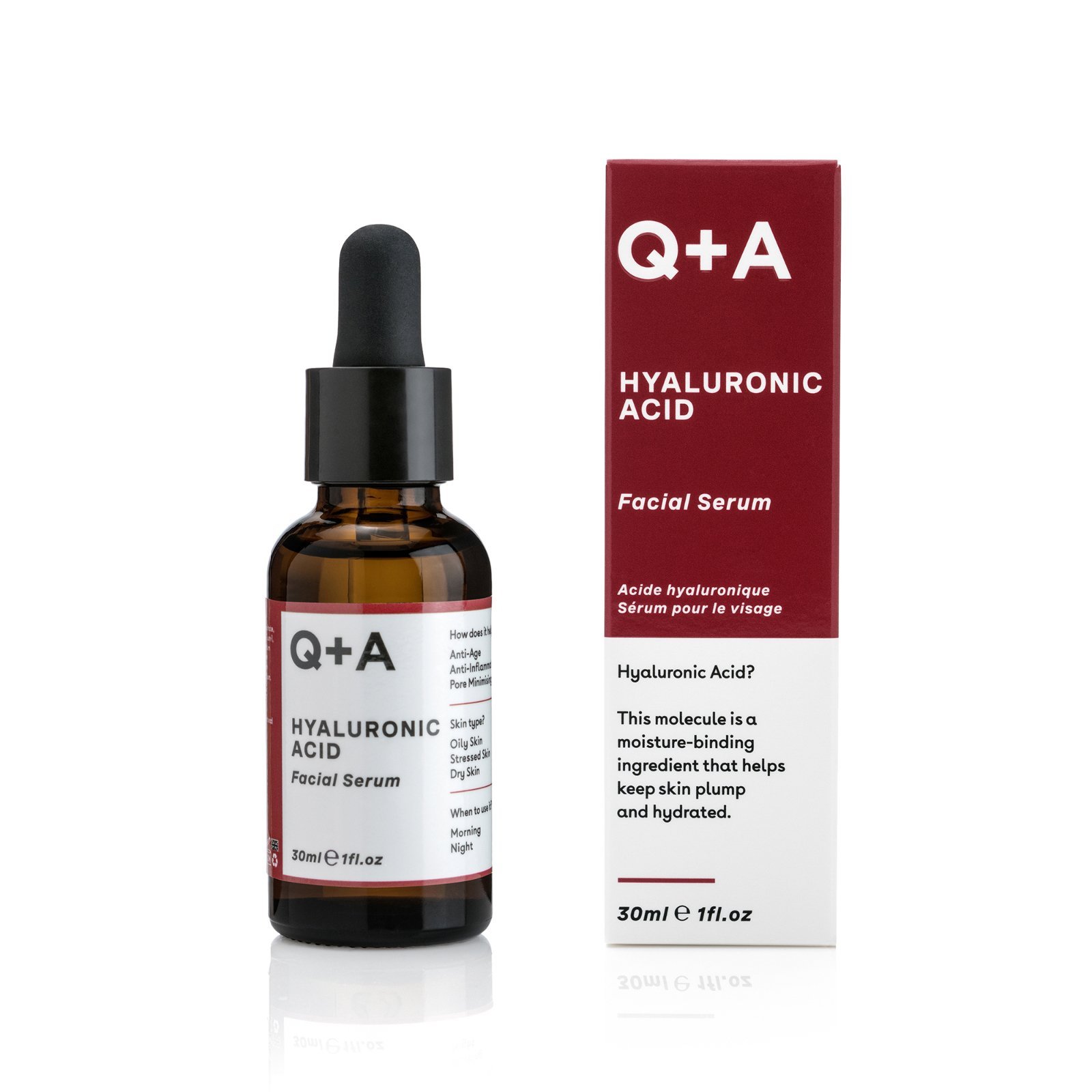 Q+A HYALURONIC ACID HÜALUROONHAPPE SEERUM 30ML