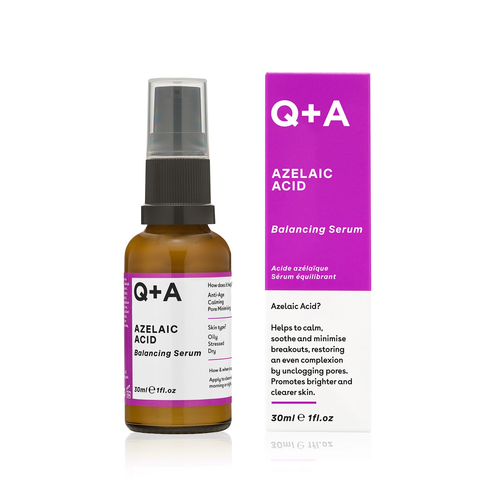 Q+A AZELAIC ACID SEERUM TASAKAALUSTAV 30ML