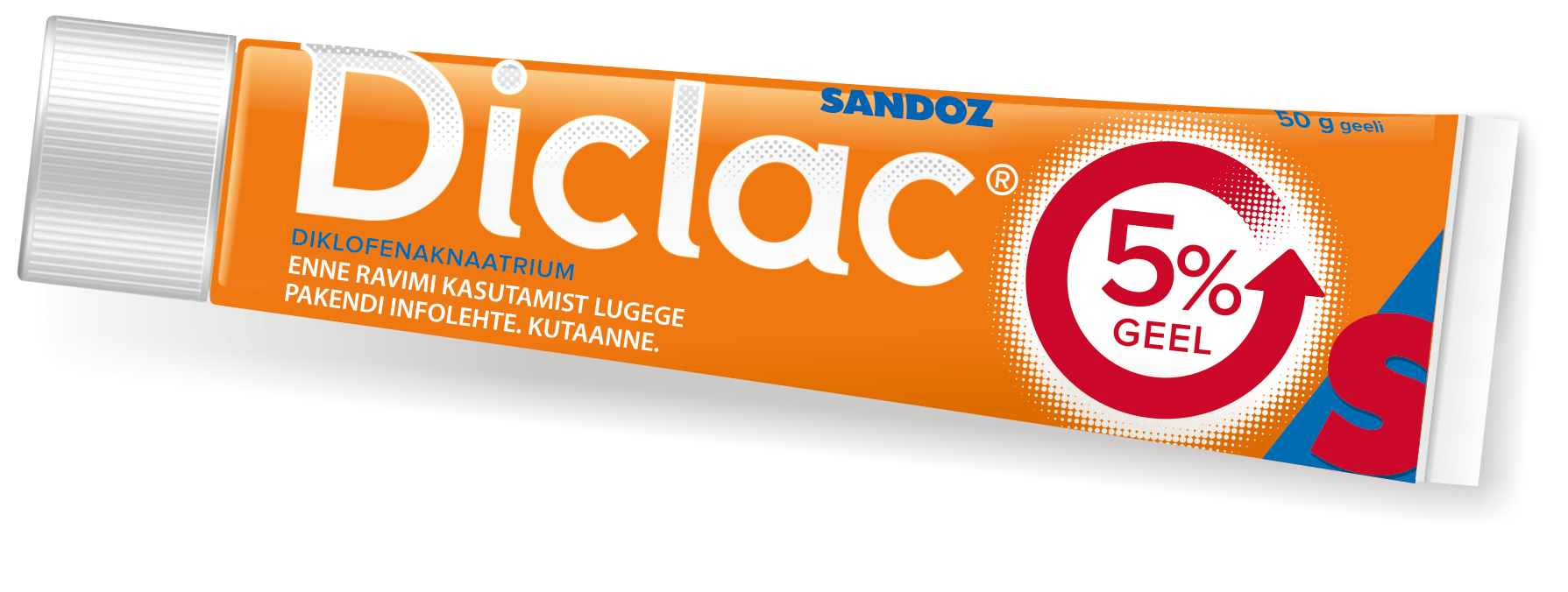 DICLAC 5% GEEL 50MG 1G 50G N1